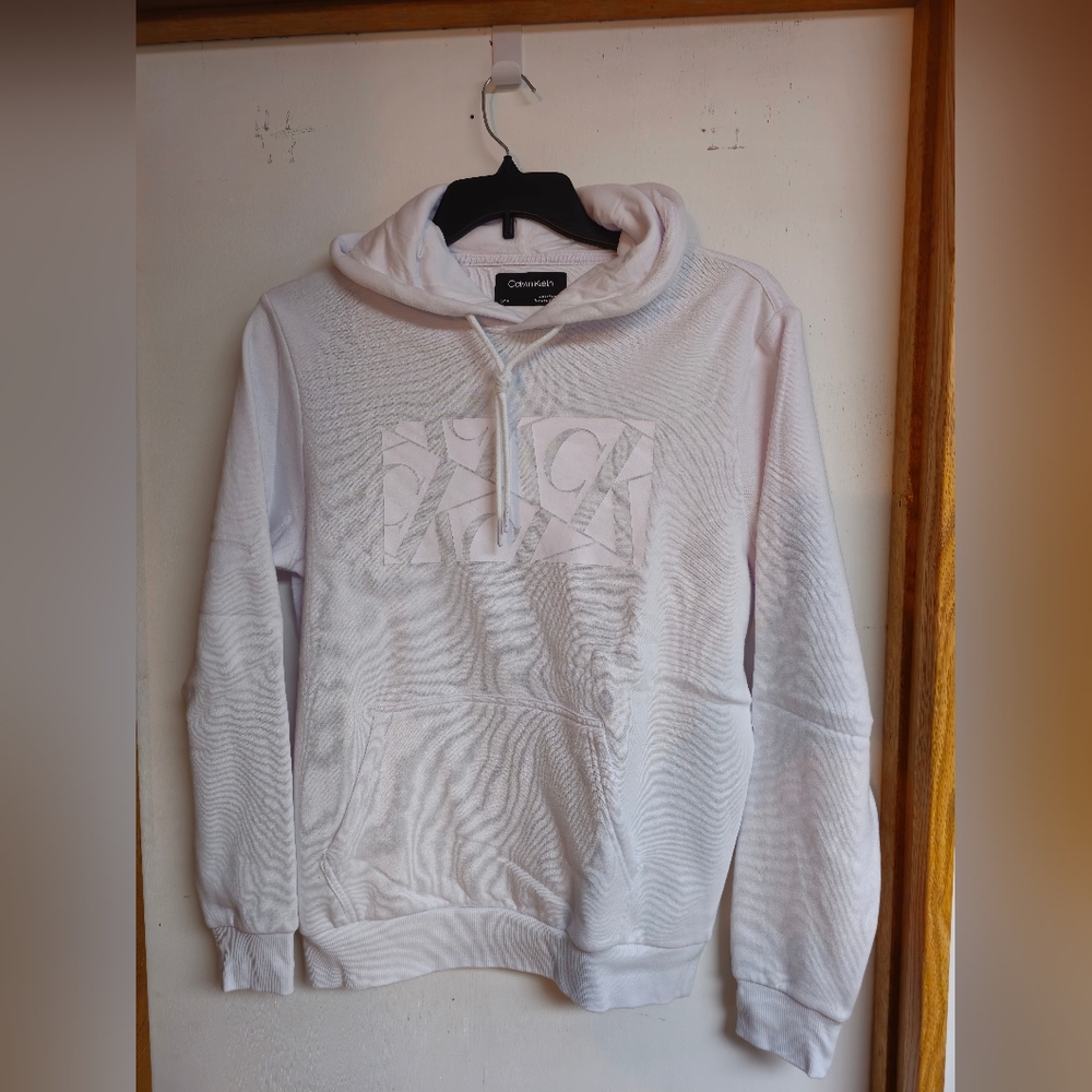 Calvin Klein White Hoodie